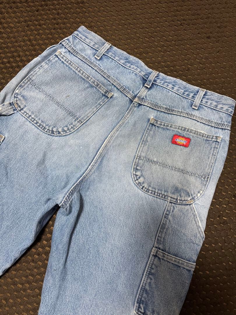 【中古】Dickies Denim Double Knee W36
