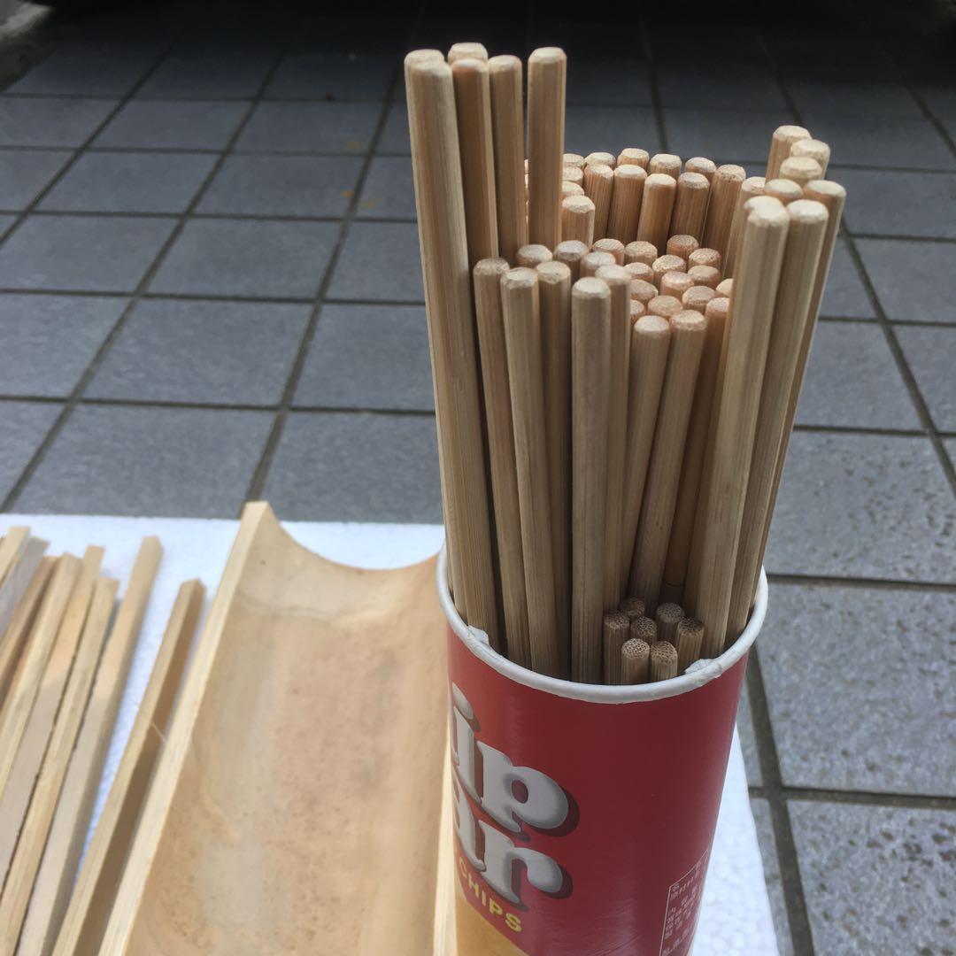南京玉すだれ　硬質孟宗竹　径 6ミリ×長さ285ミリ　52本組　上級者用