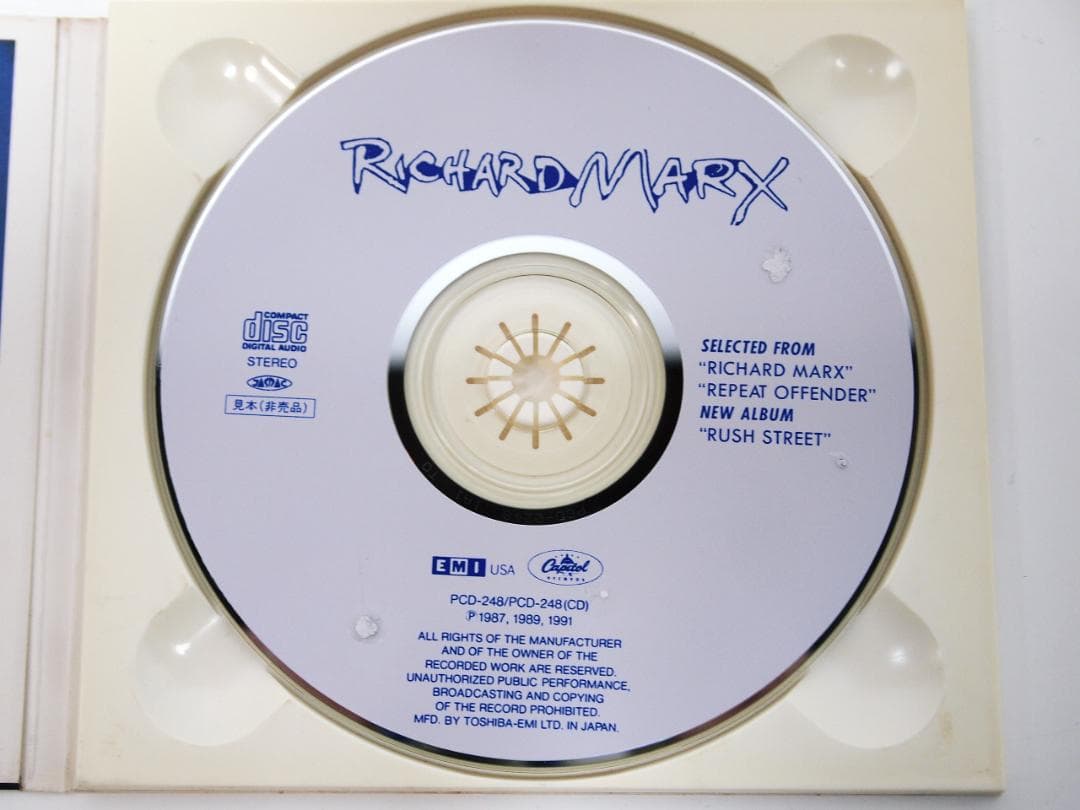 見本盤・非売品 Richard Marx リチャード・マークス PCD-248
