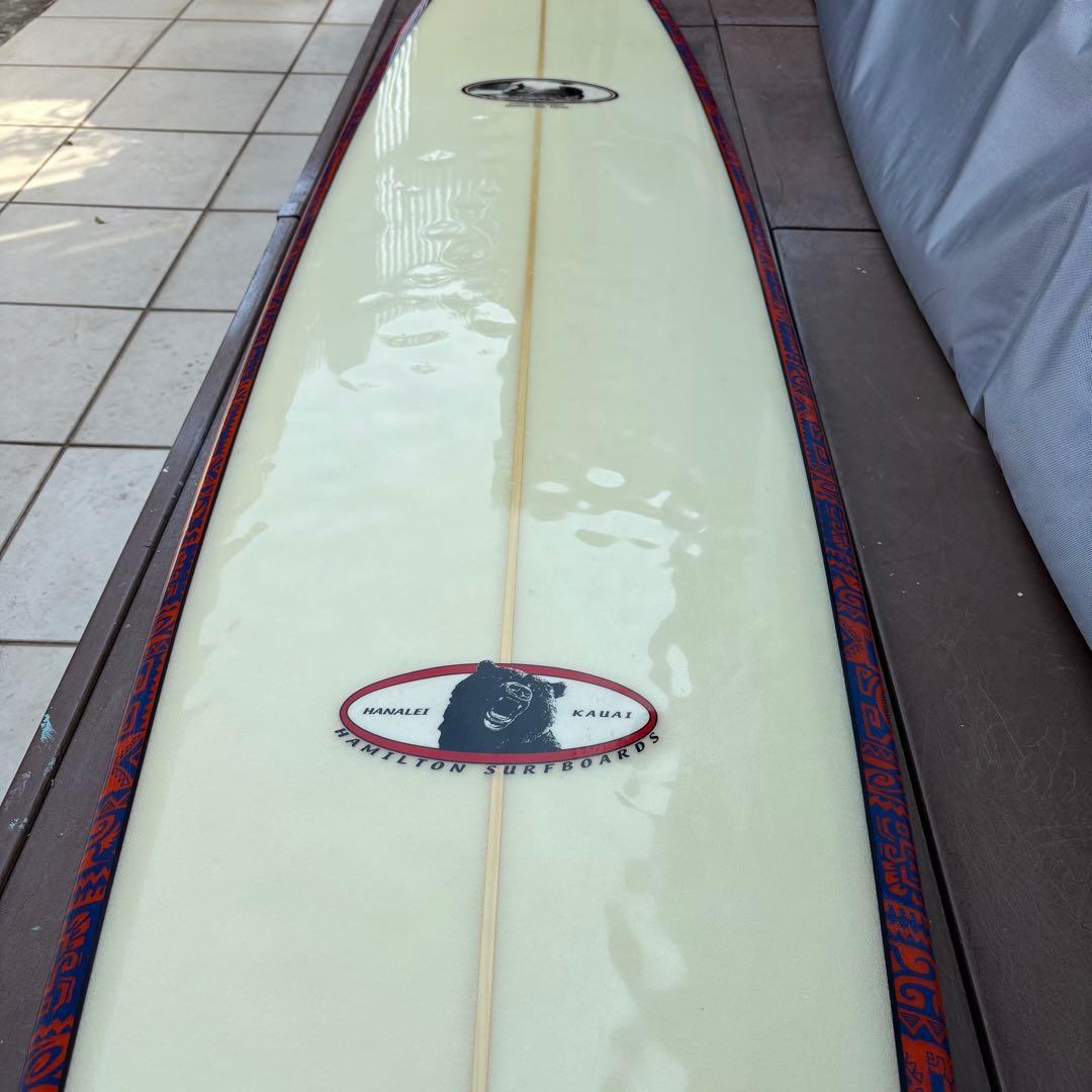 Bill Hamilton ロングボード 9’3” ハンドシェイプ サイン入り