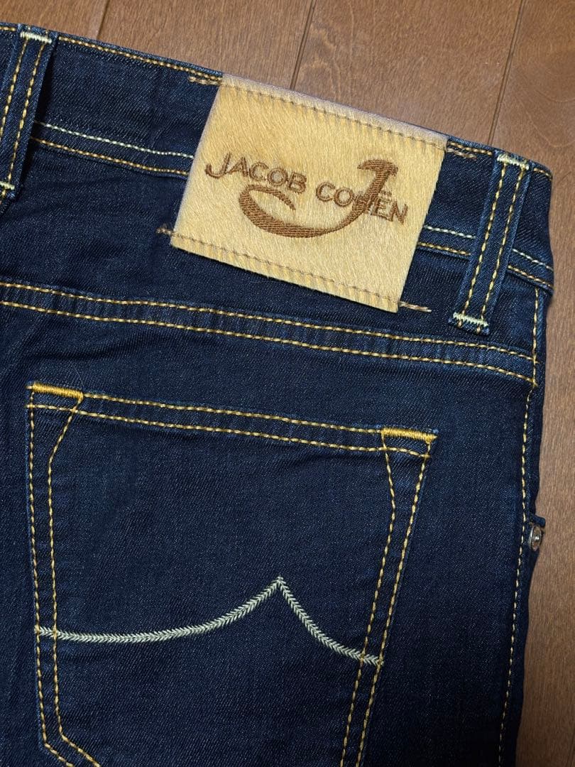 【美品】ヤコブコーエン 622 COMF 濃紺 W31 デニム