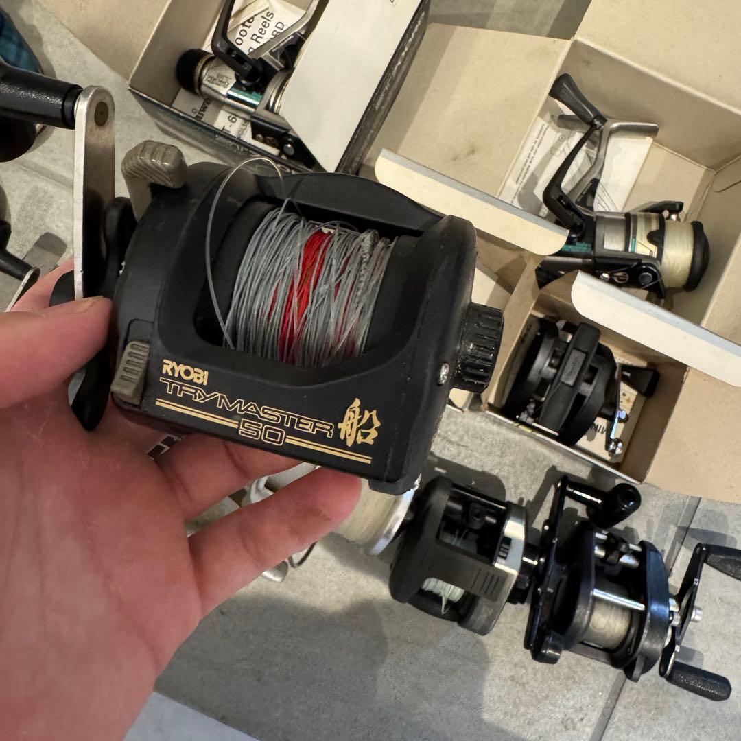 未使用品　中古　リールセット