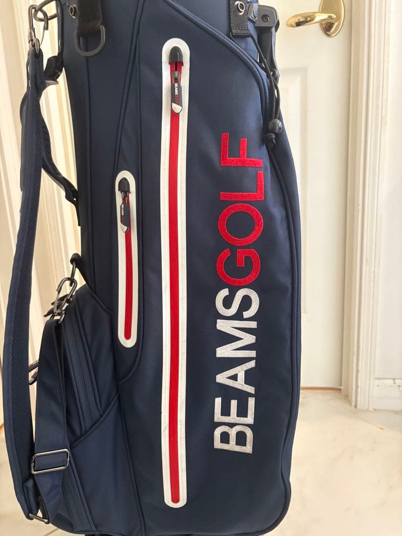 BEAMS GOLF スタンドキャディバッグ3 ネイビー