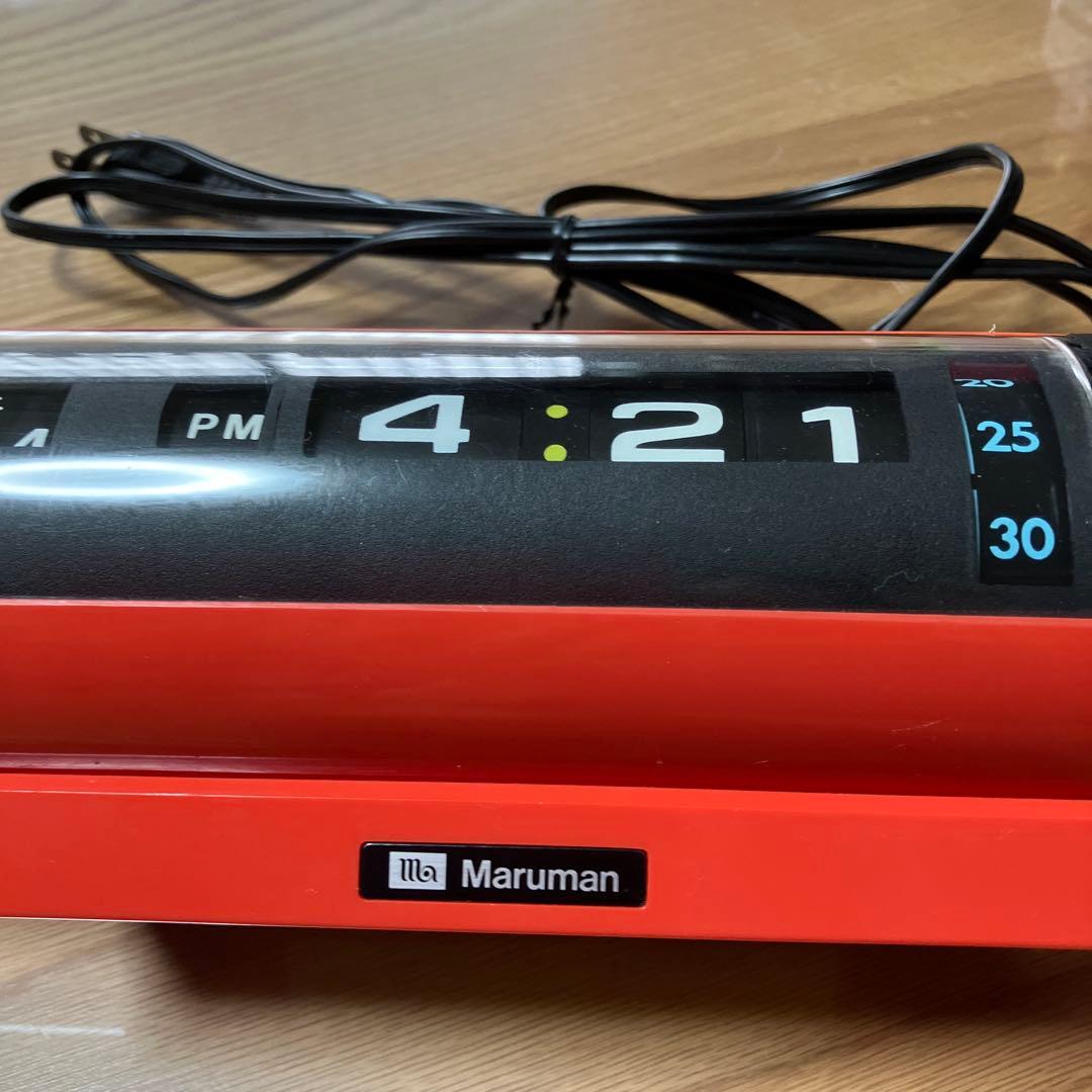 Maruman ヴィンテージ　ドラム式時計　アラーム　DS210 60Hz
