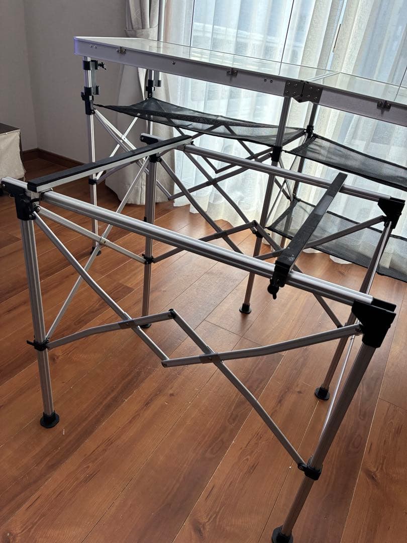 絶版品　Coleman プロスタイル キッチンテーブル コンロ置き・ハンガー付き