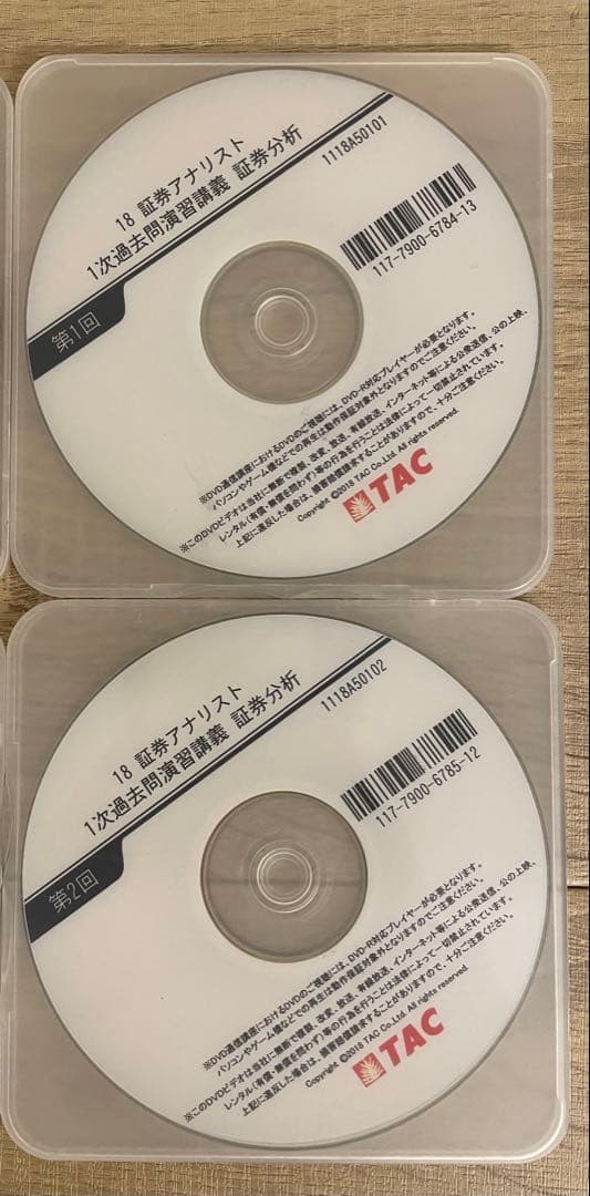 【証券アナリスト】科目Ⅰ(証券分析)1次スーパー速修・過去問演習DVD【TAC】