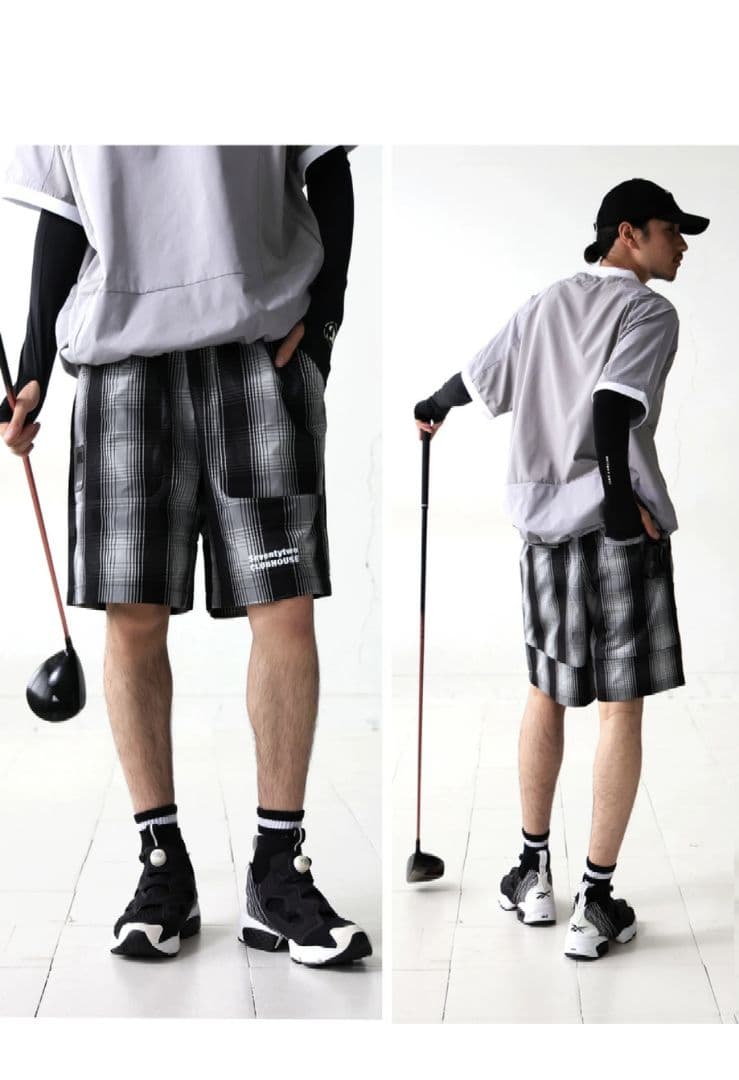 タグ付き　ANTIQUA GOLF×STCH パンツ ユニセックス　ゆったり