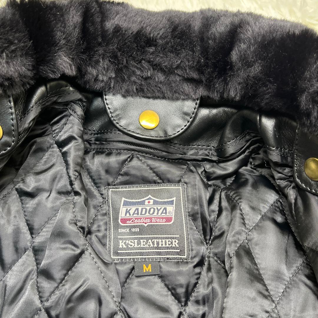 KADOYA K'S LEATHER ブラックレザー M