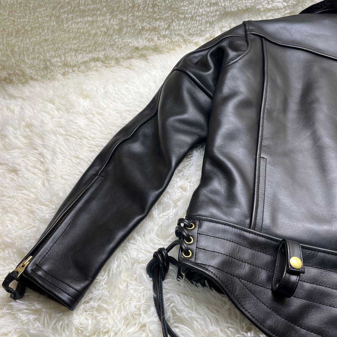 KADOYA K'S LEATHER ブラックレザー M