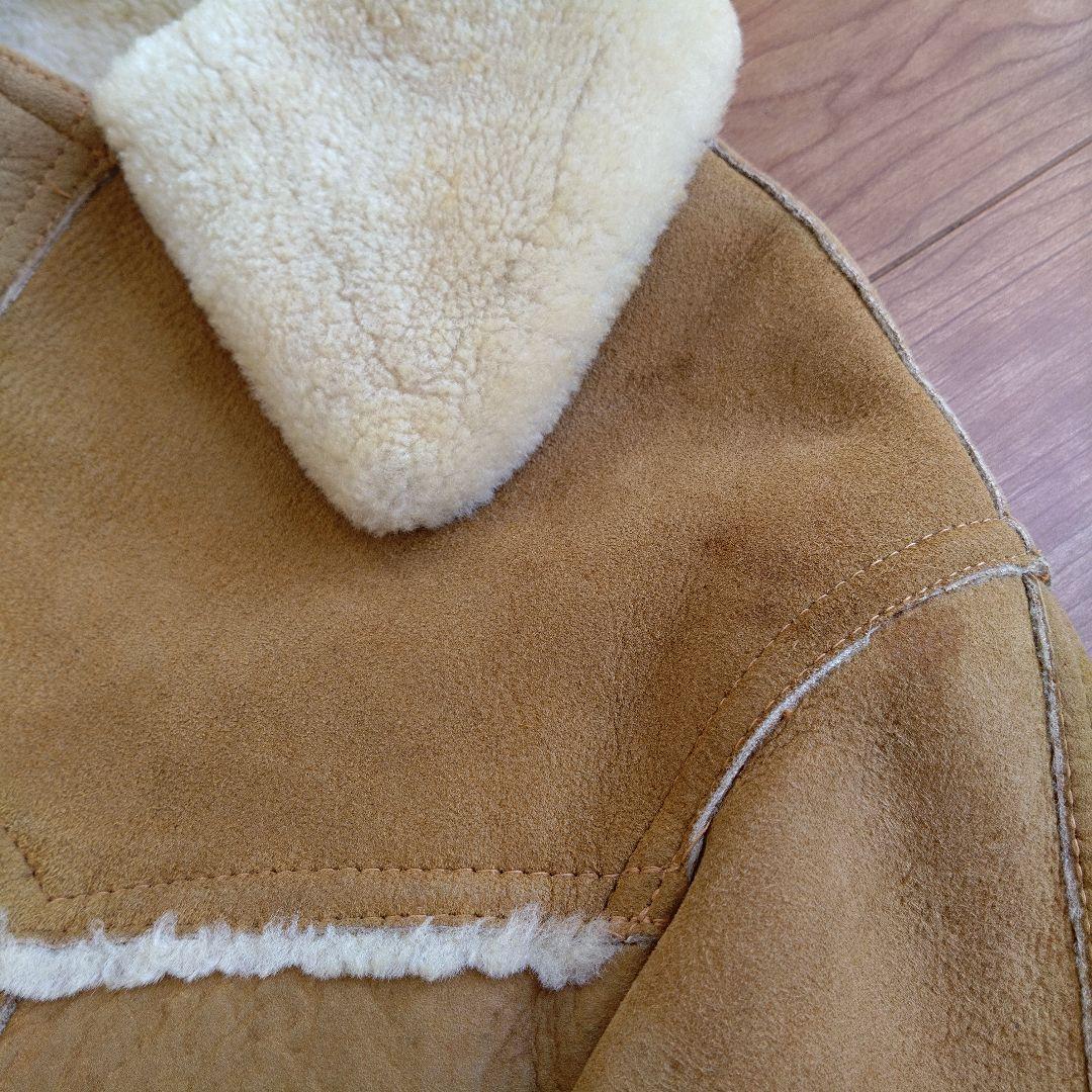 【美品・USA製】70s ビンテージ　ムートンジャケット　size38