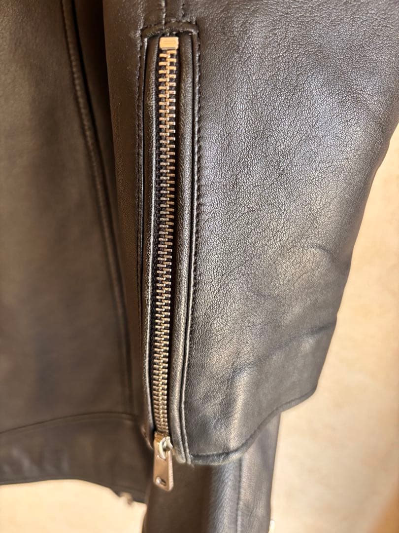 UNITED TOKYO size3 レザー シングルライダースジャケット