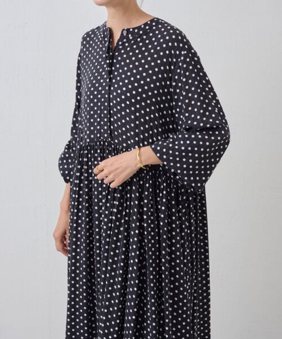 今季✦ฺ新品タグ付き✦ฺBEARDSLEY/ビアズリー　 ドットギャザーワンピース