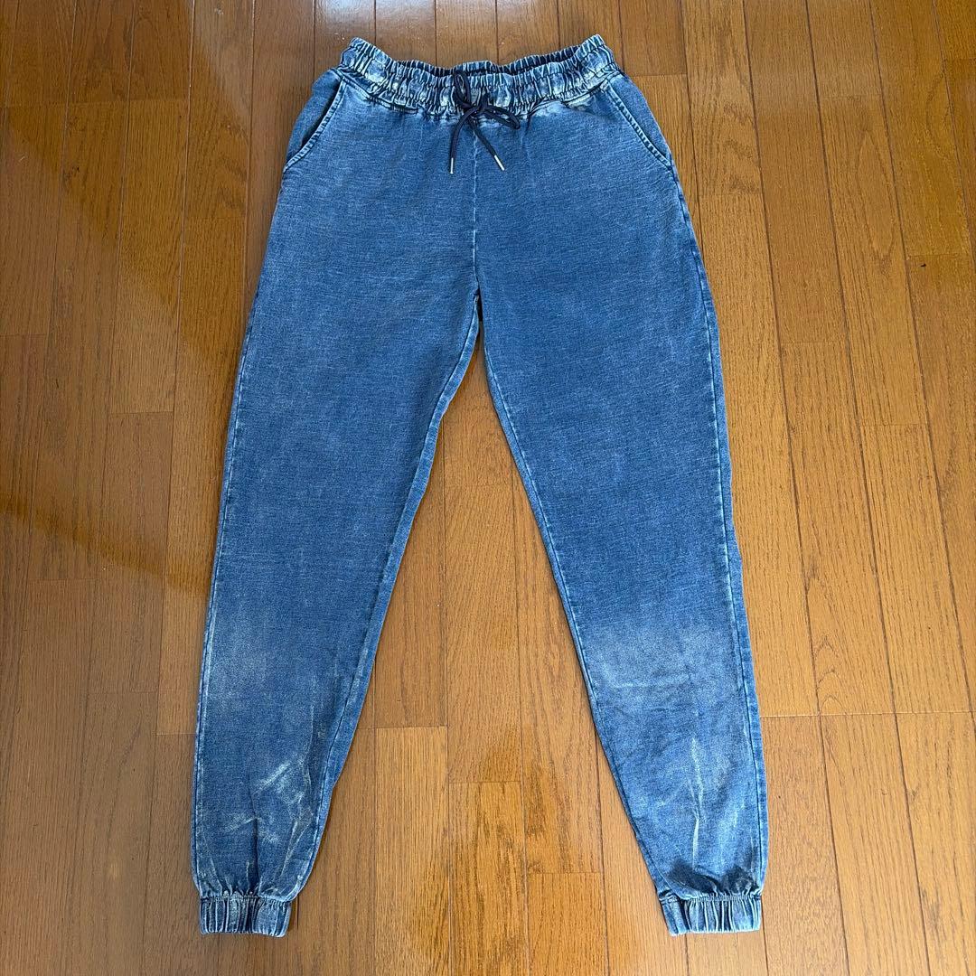 ZUMBA WEAR デニム風スウェットパンツ S