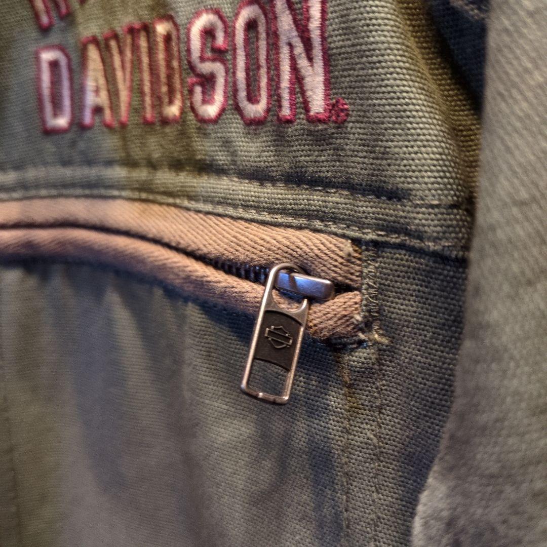 Harley-Davidson ミリタリースタイルジャケット オリーブグリーン