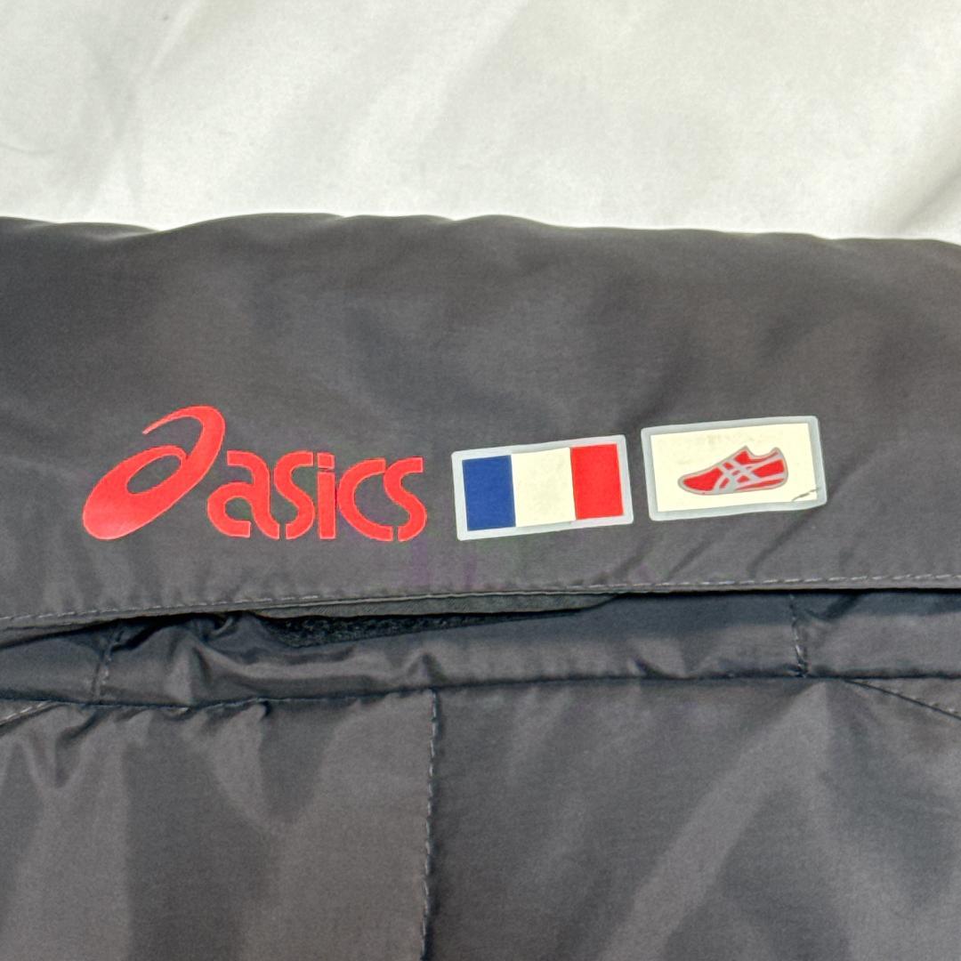 【美品】asics ウーブンウォームジャケット ブラック XLサイズ