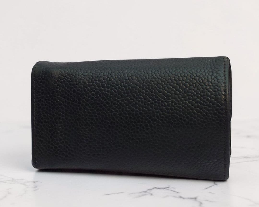 特価【CHANEL】キーケース/2点セット/キャビアスキン/黒/ピンク/
