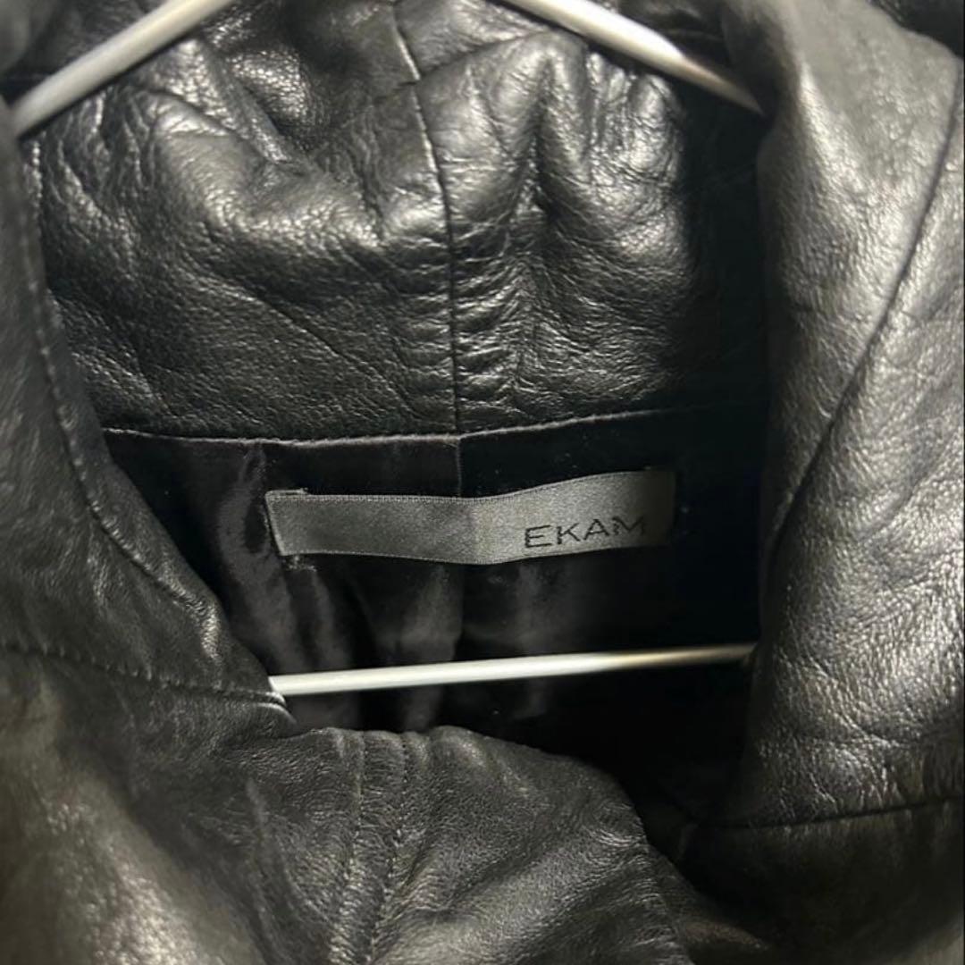 ジャケット・アウター 00s ekam leather jacket