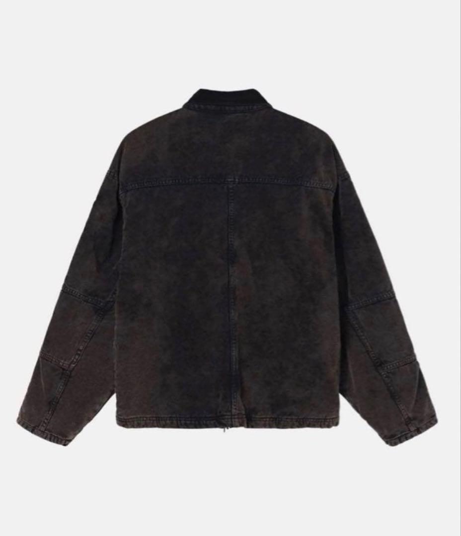 ジャケット・アウター STUSSY WASHED CANVAS SHOP JACKET