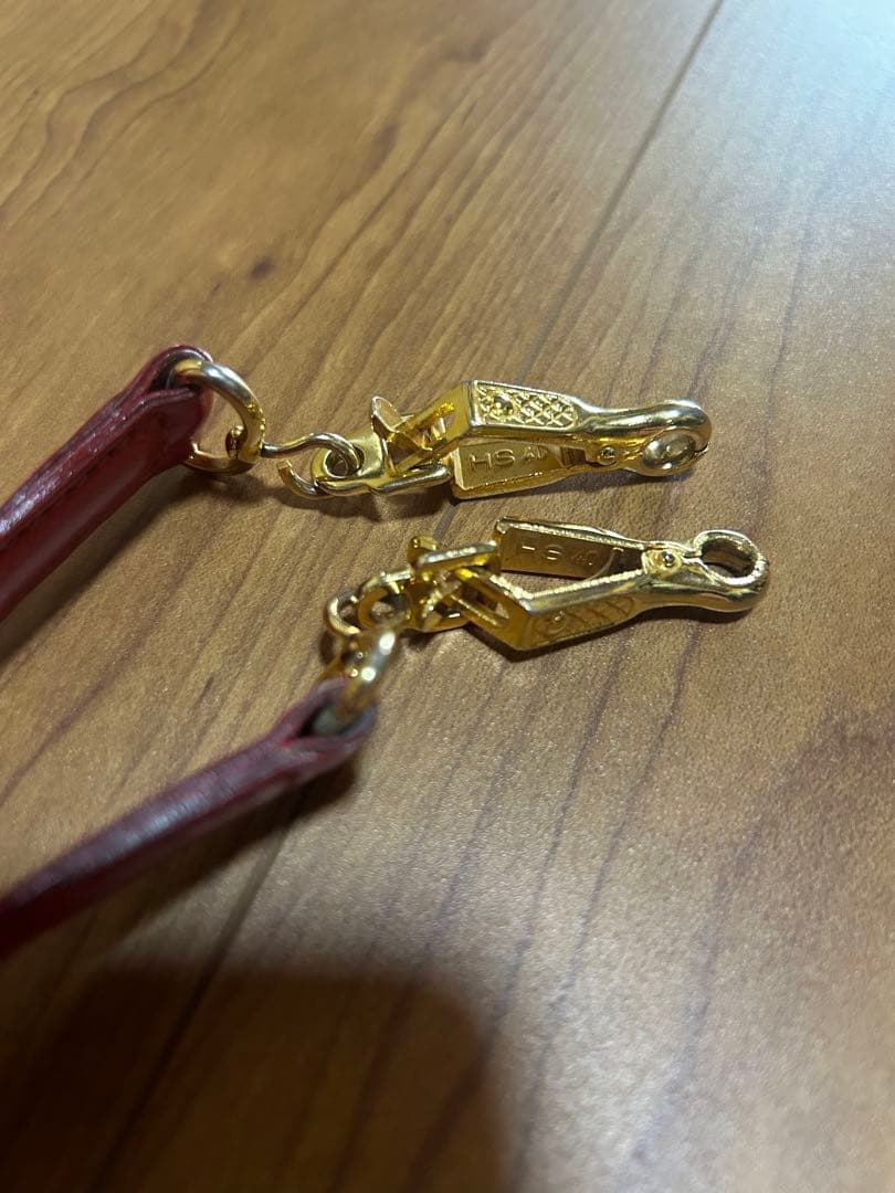 PRADA 赤 ハンドバッグ ショルダー付き
