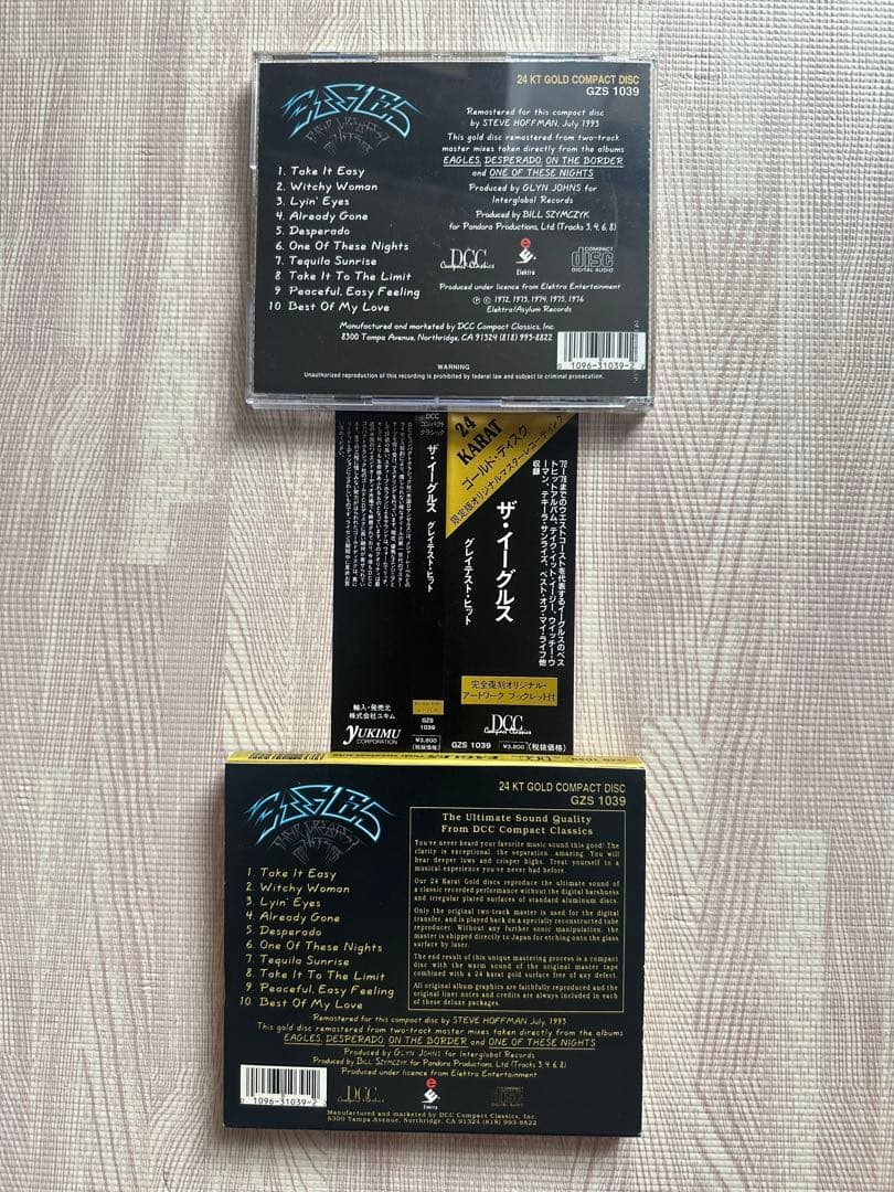 EAGLES／グレイテストヒッツ ／イーグルス／24k GOLD CD