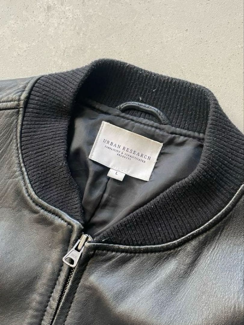 ジャケット・アウター URBAN RESEARCH leather jacket