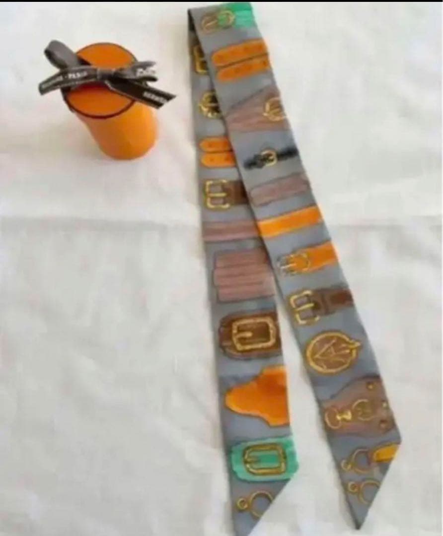 エルメス ツイリー 【大統領の馬具】　美品