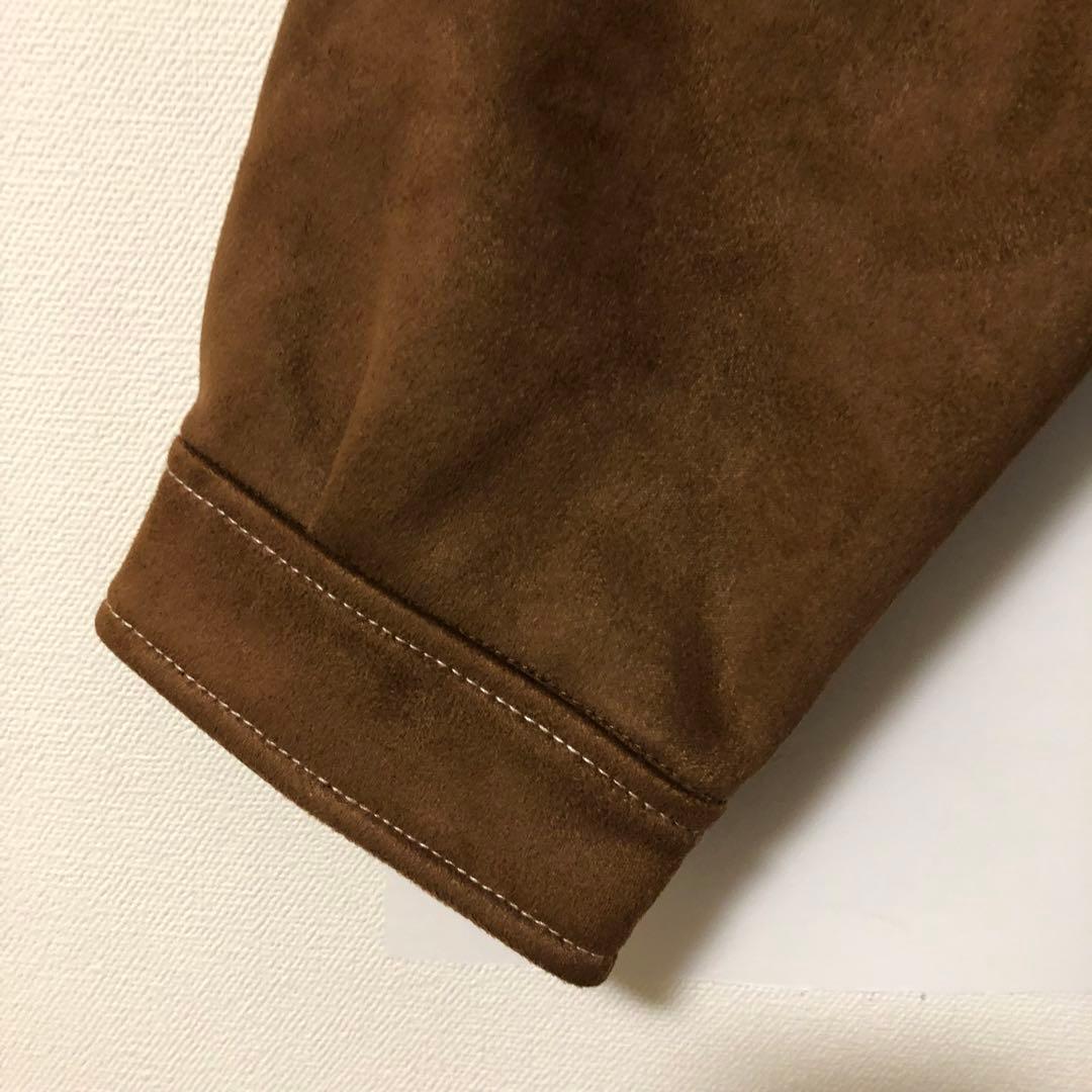 ZARAスエード風 ジャケット Lサイズ ブラウン メンズ ザラ