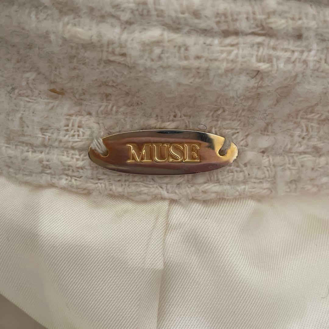美品　Muse de Deuxieme Classe デザインツイードジャケット