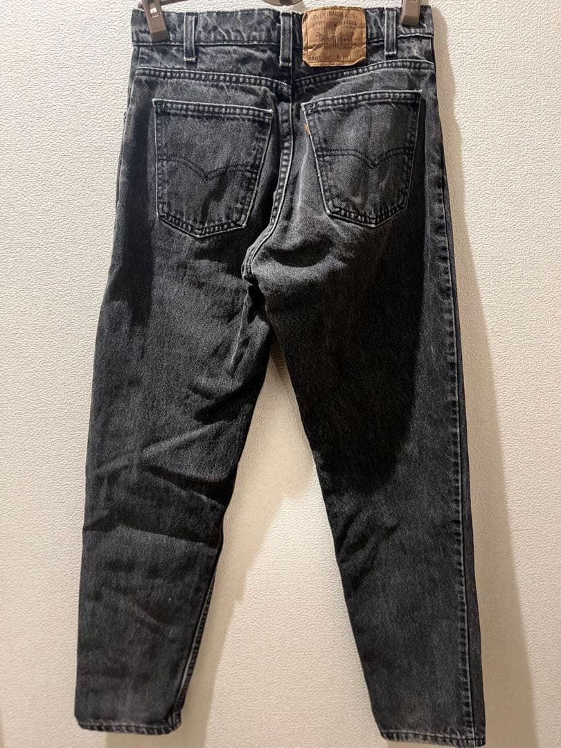 t*a様 Levi's 550ブラックジーンズUSA製w30 515刻印オレンジ
