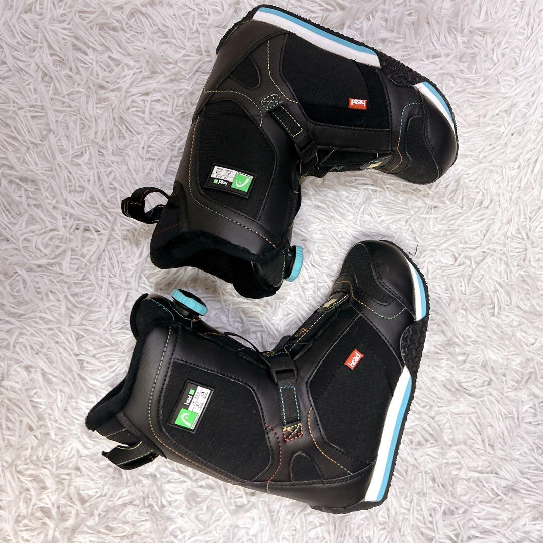 【極美品】HEAD JR BOA スノーボードブーツ 22.5-23.5