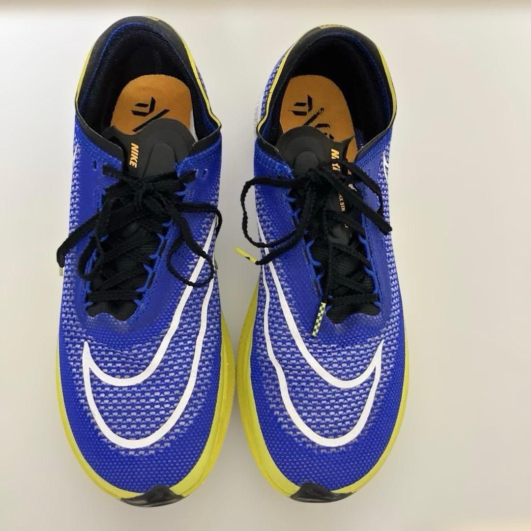NIKE ナイキ ズームXストリークフライ 27.5 ブルー　ランニングシューズ