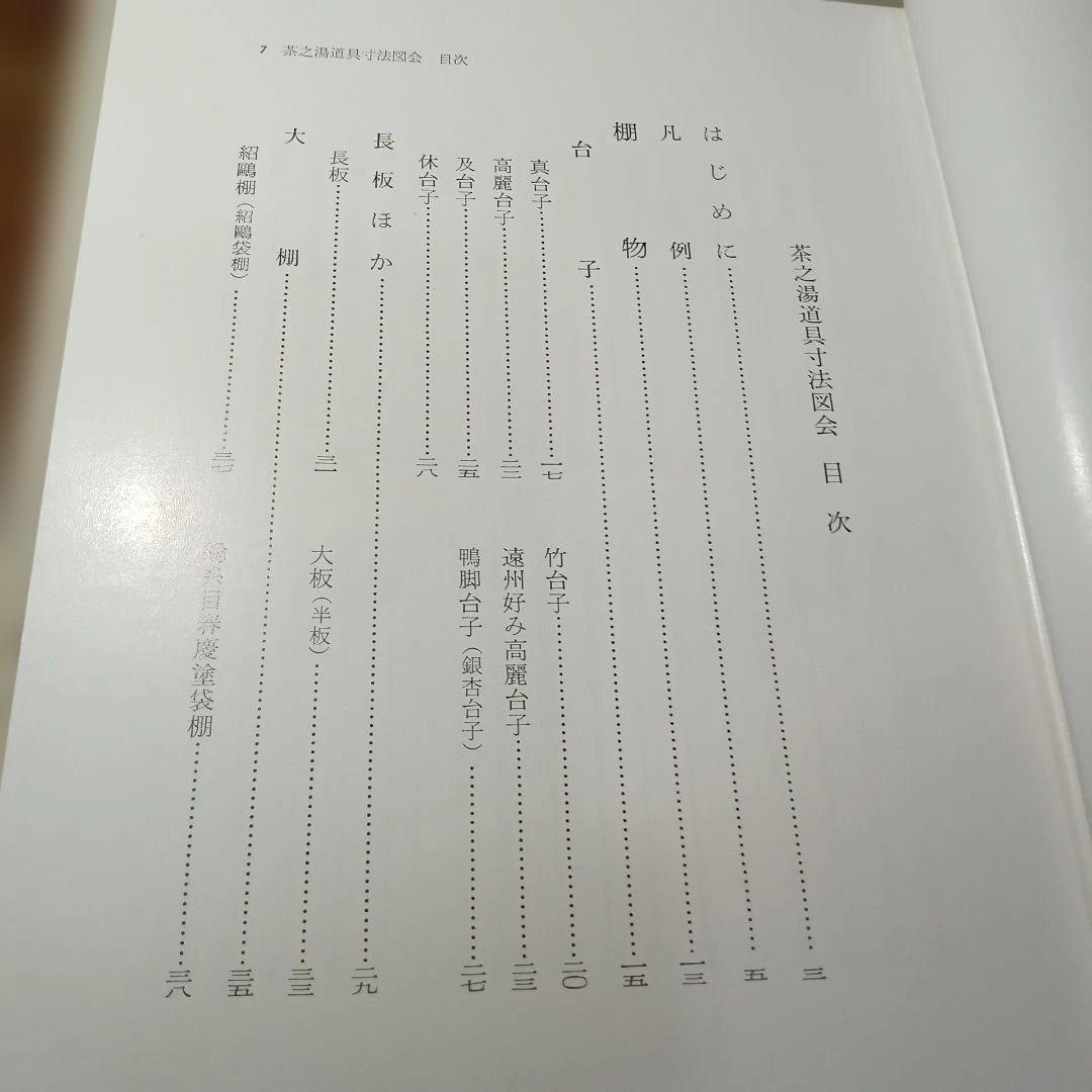 茶之湯道具寸法会圓会　続の2冊