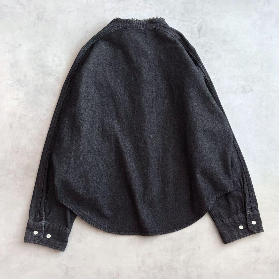 美品 ◆ blanc basque ブランバスク　デニムシャツ　パールボタン