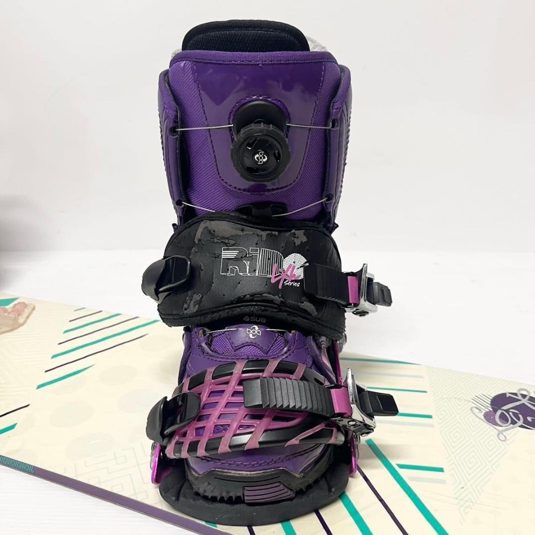 レディース　K2 RIDE スノーボード　フルセット　女性用　ライド　スノボ