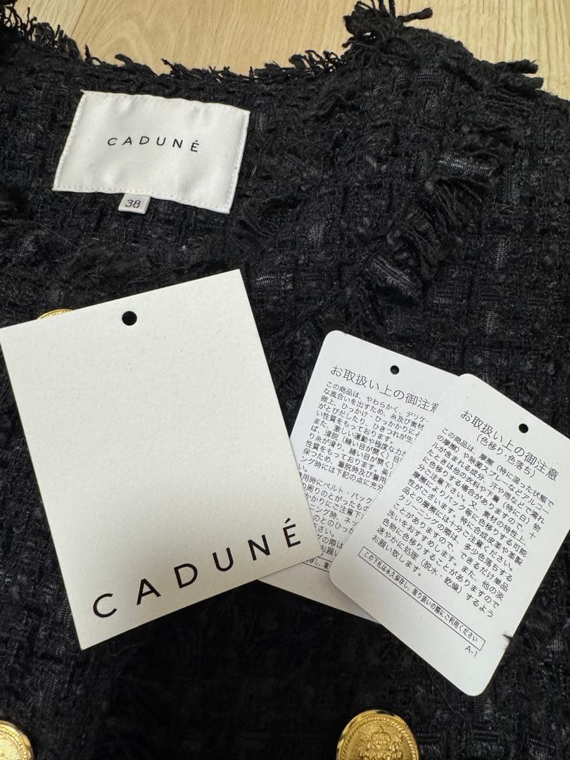 CADUNE ツイード　ジレ　ドゥーズィエムクラス　IENA