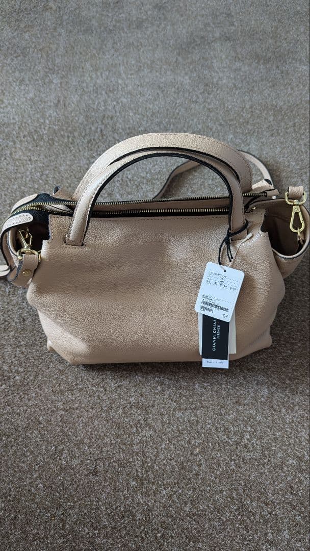 GIANNI CHIARINI ベージュ ハンドバッグ