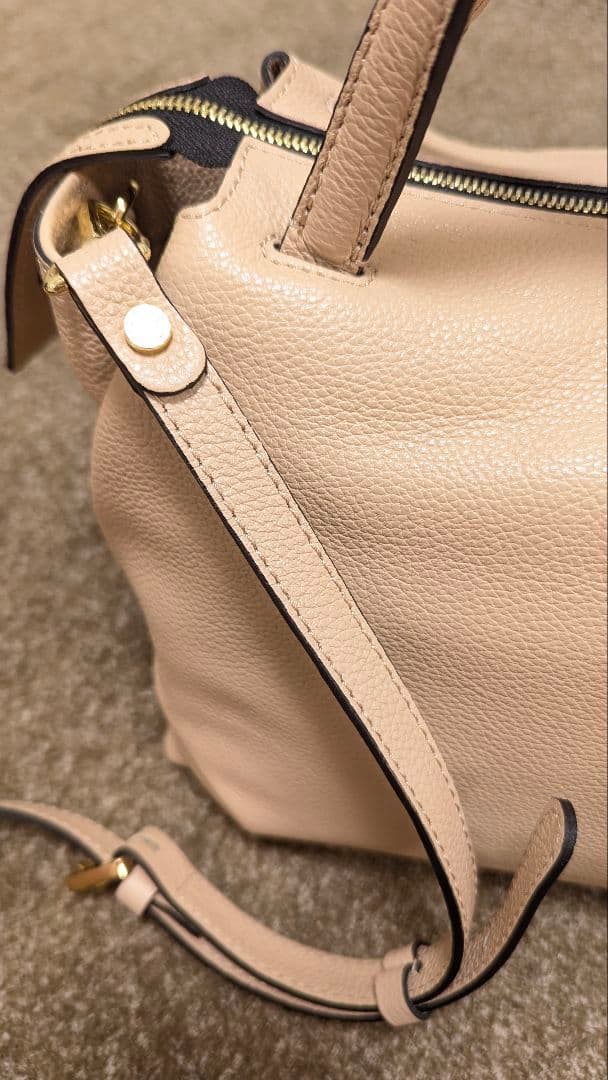 GIANNI CHIARINI ベージュ ハンドバッグ