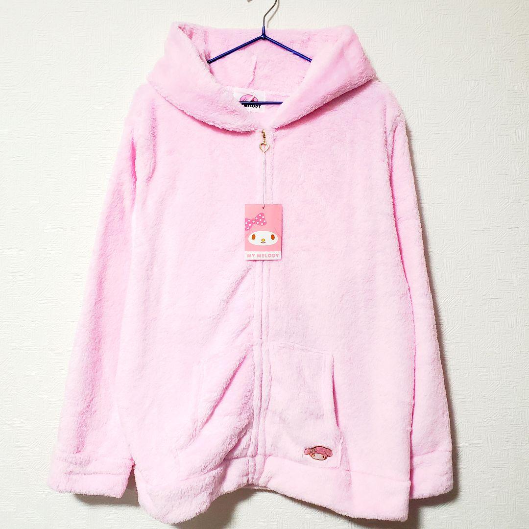 新品 フリース ピアノちゃん 着ぐるみ パーカー サンリオ マイメロ スウェット