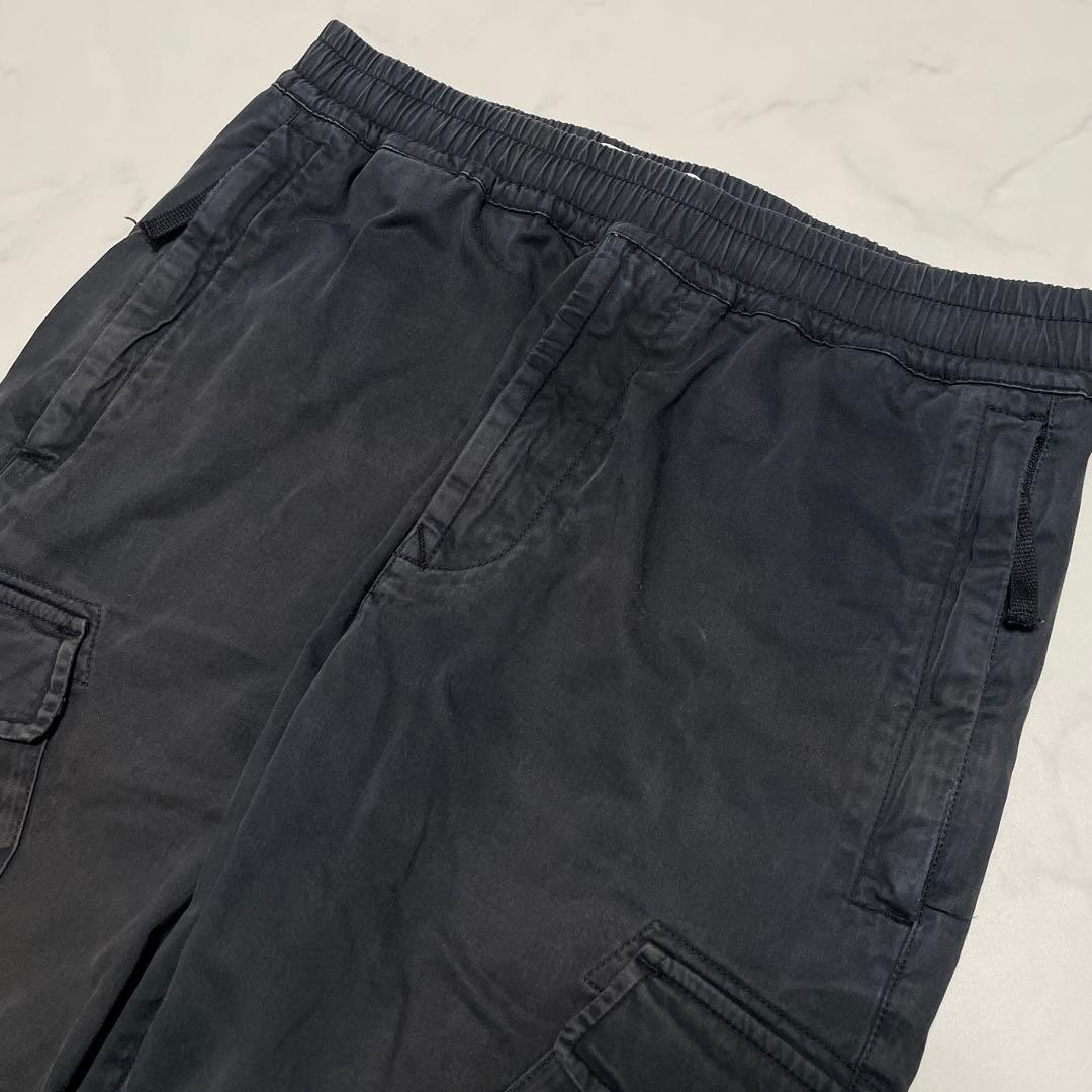 STONE  CARGO PANTS W30 ”BLACK”
