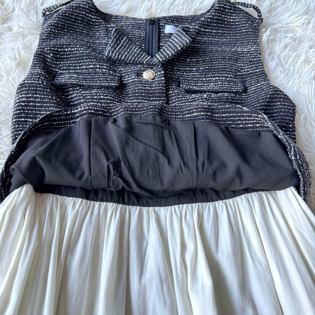 ハーリップトゥ　Emma Tweed Docking Dress ブラック　S