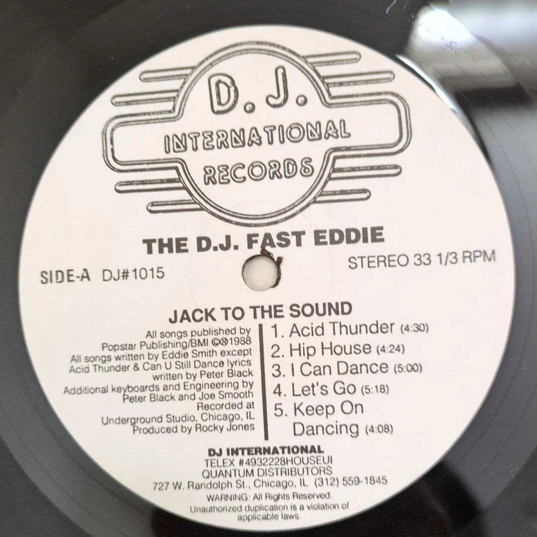 希少 Acid LP / Fast Eddie / シカゴ・ハウス House