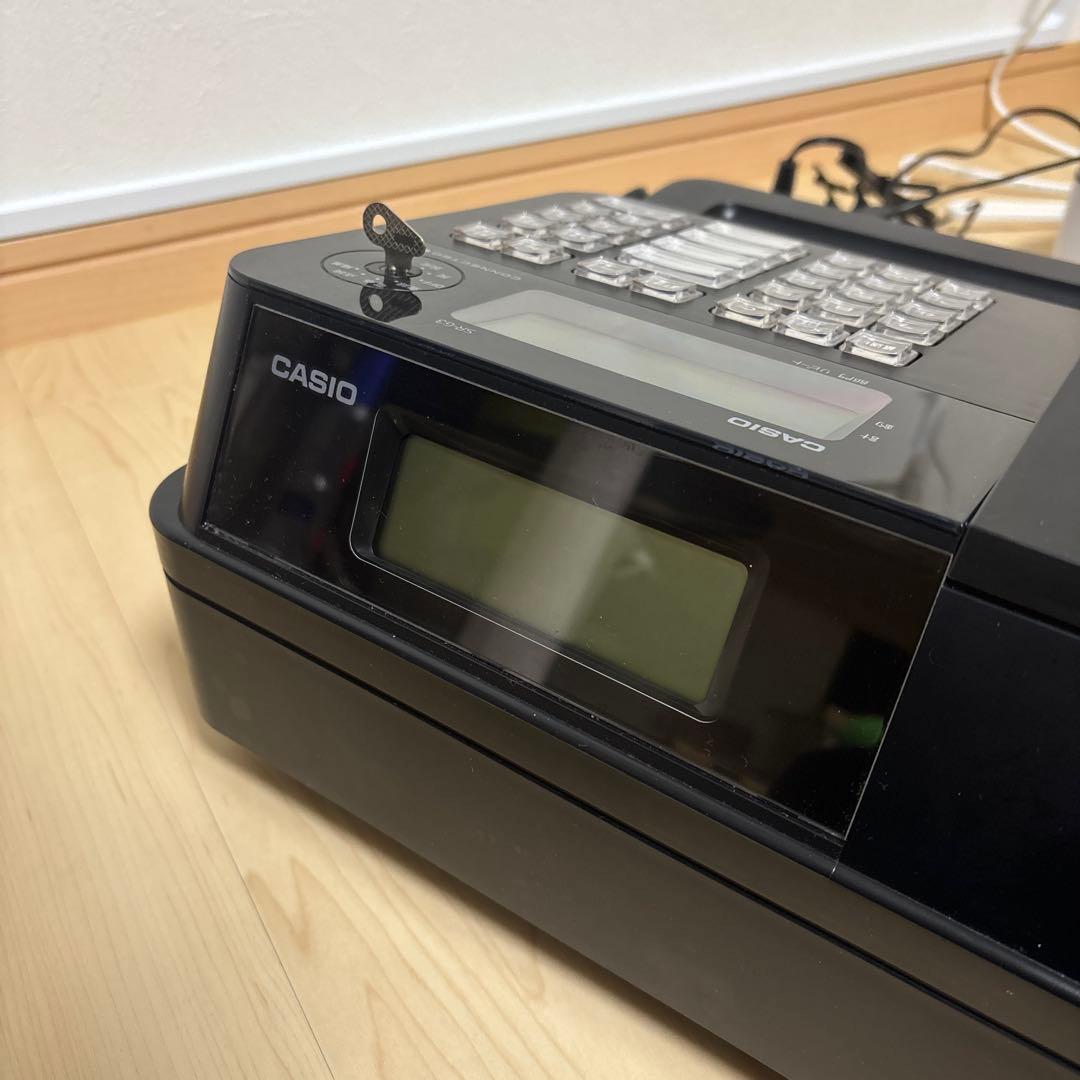 美品　CASIO　カシオ　レジスター　SR-G3-BK　ブラック