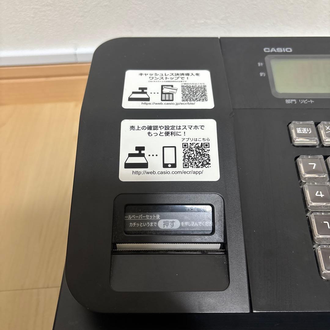 美品　CASIO　カシオ　レジスター　SR-G3-BK　ブラック