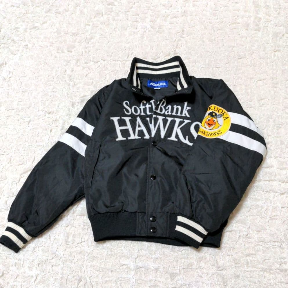 美品✨️【Mizuno SoftBank Hawks 】グランドコート 150
