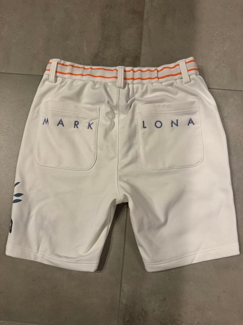 【美品】現行品　MARK & LONA メンズゴルフパンツ 46(M) ホワイト