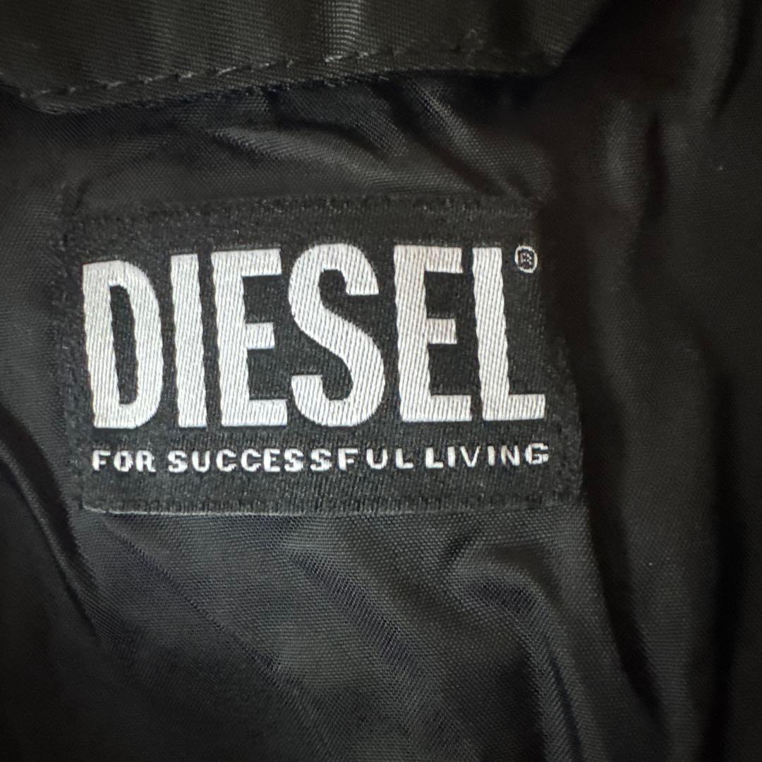 DIESEL ブラック シングルライダースジャケット　池田エライザ着用