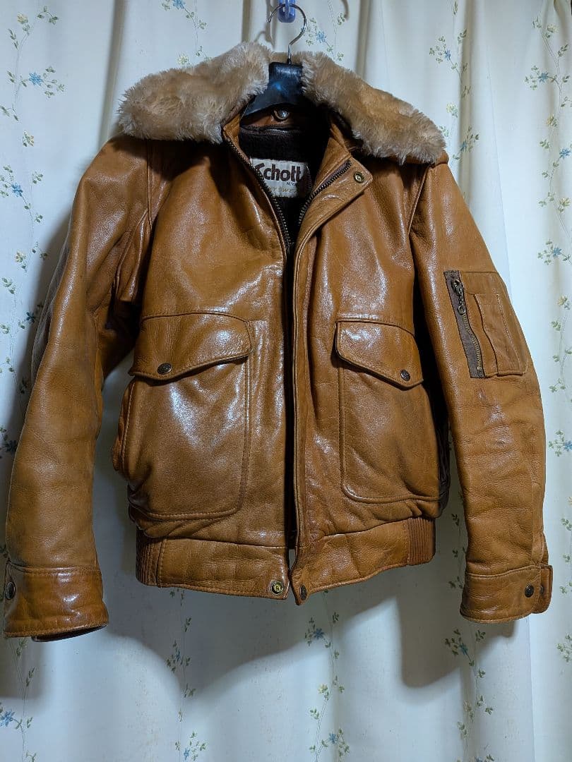 Schott ショット　G1、A2フライトジャケット38　USA
