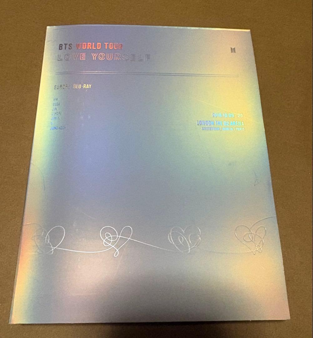 BTS LOVEYOURSELF Europe Blu-ray トレカ付き　ジン