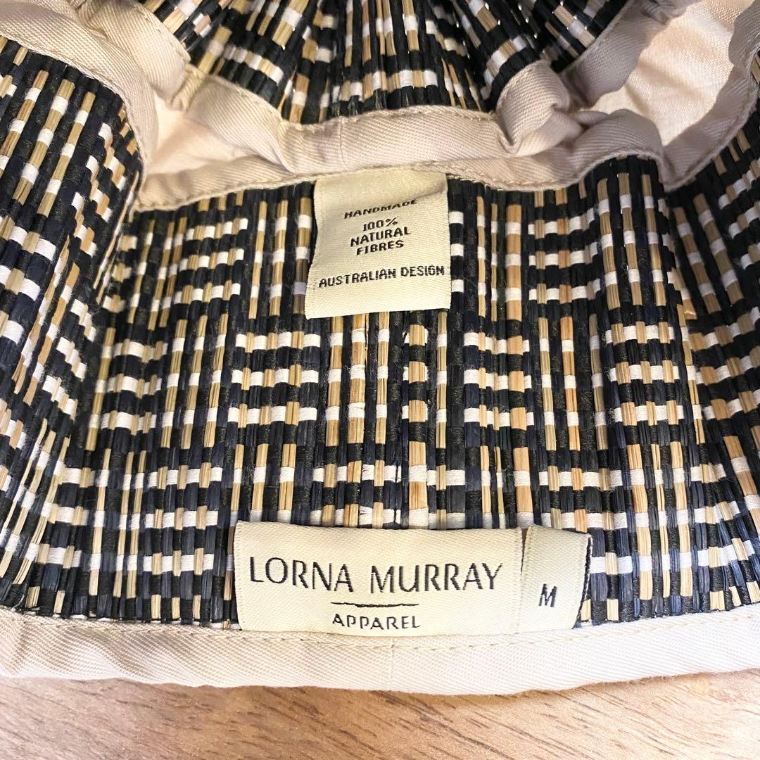 【美品】LORNA MURRAY ストローハット 麦わら帽子 2025年 限定色