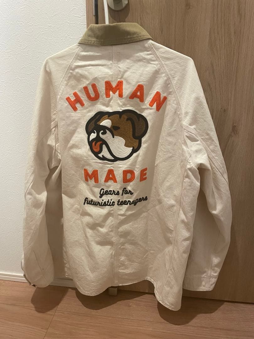 HUMAN MADE 犬刺繍カジュアルシャツジャケット